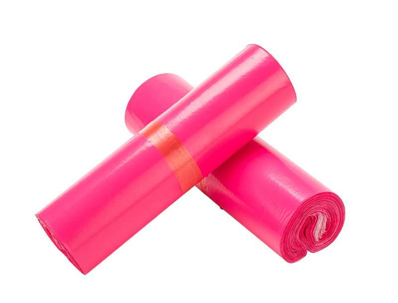 宁晋玫红色快递袋-02